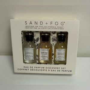 NWOT SAND + FOG Trio Scent Oils Discovery Set